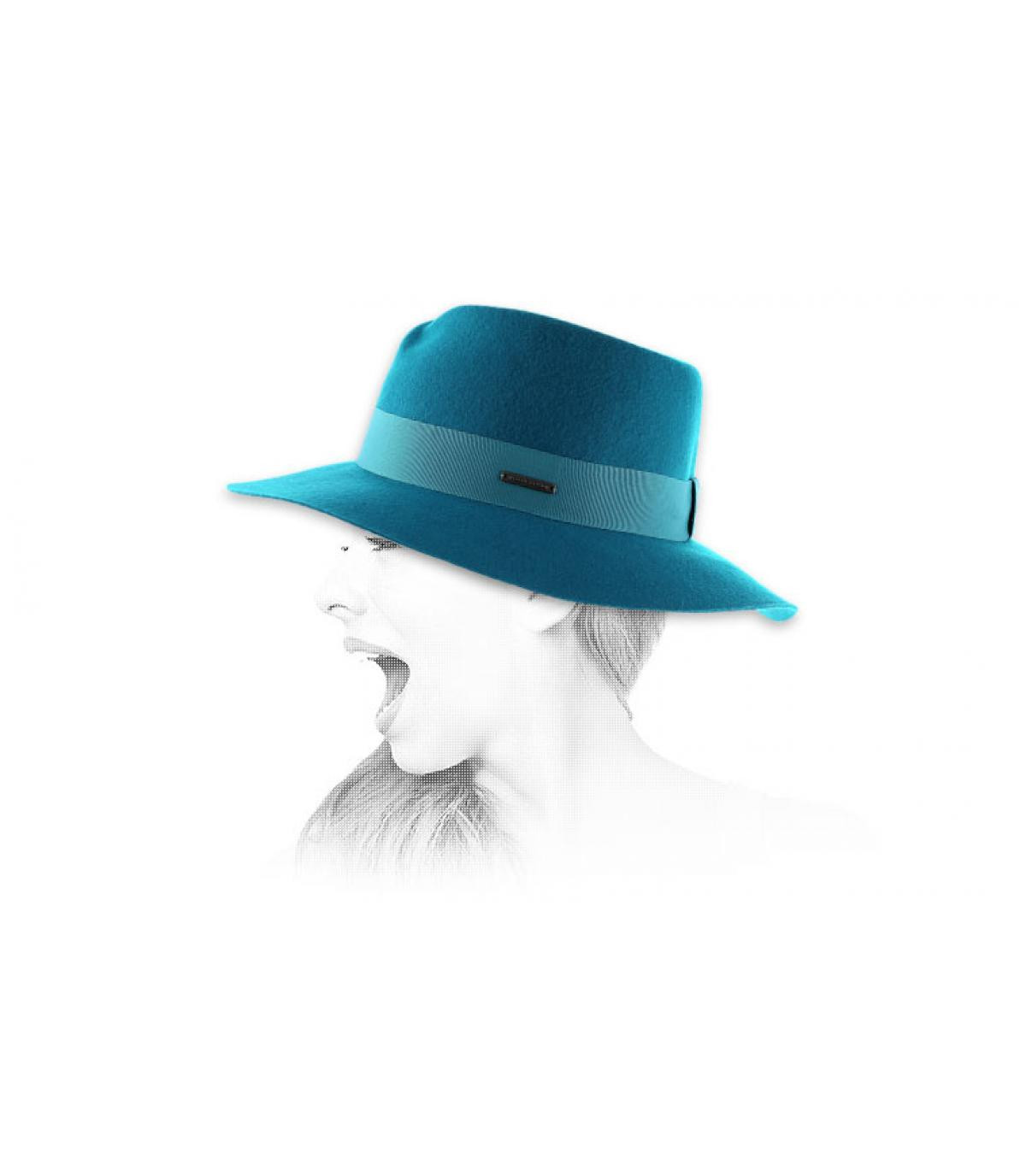 Seeberger Blue women felt hat